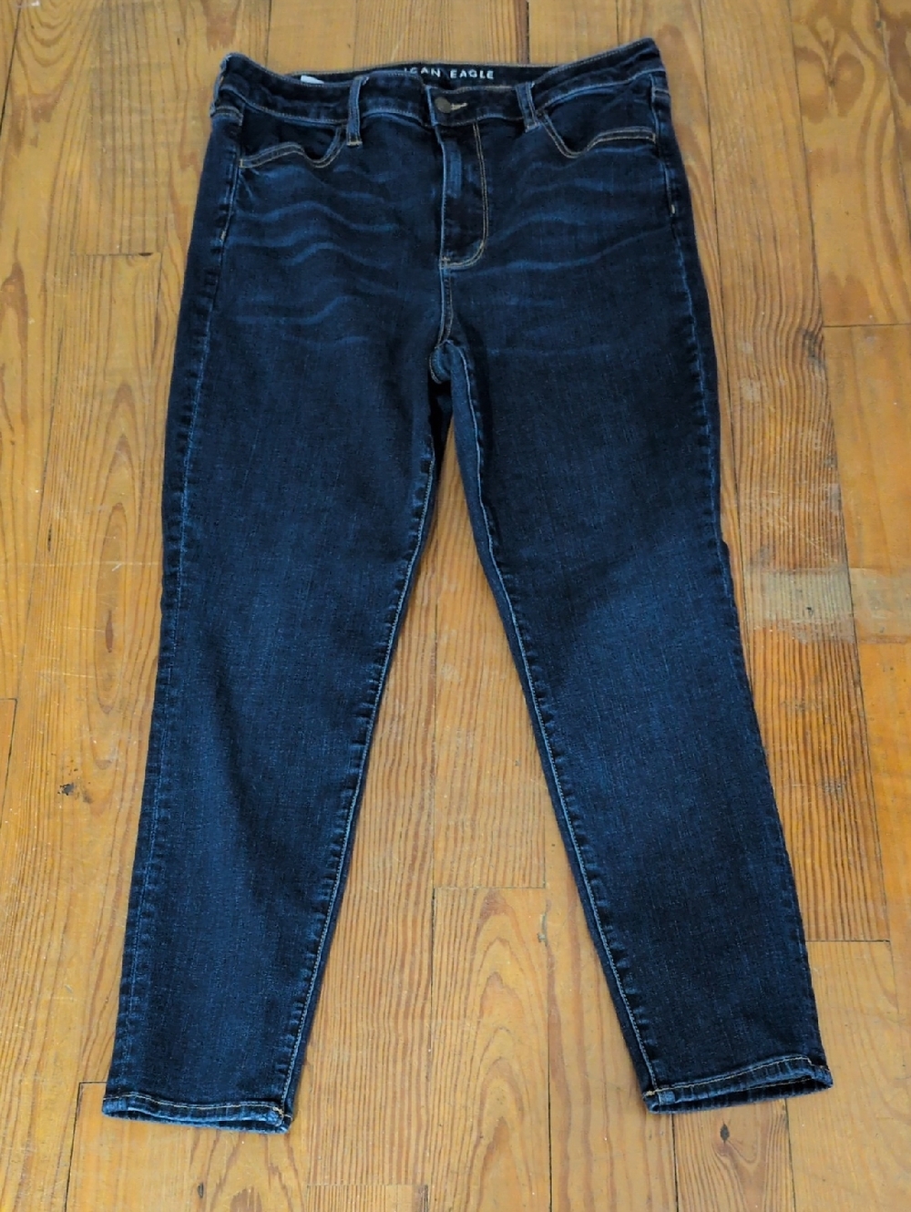 American Eagle Outfitters Women's Dark Indigo Skinny Jeans